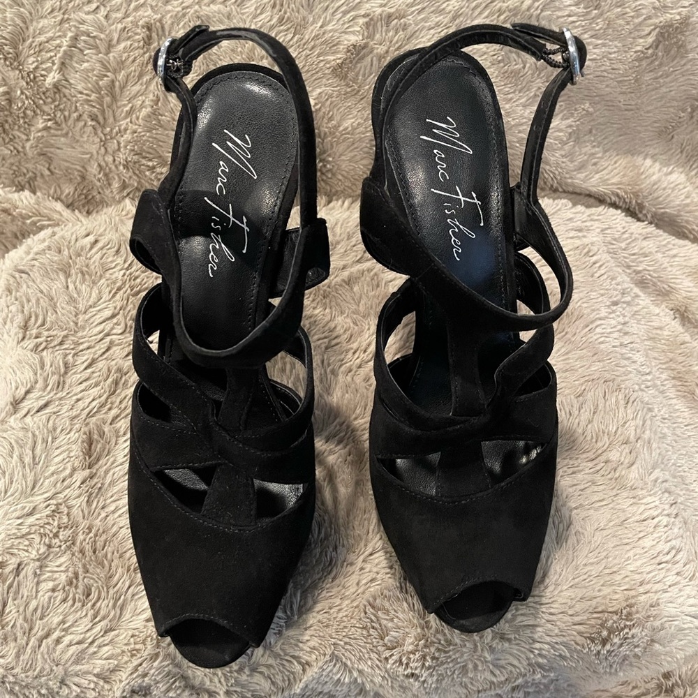 Marc Fisher Platform Suede